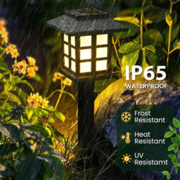 12 Pack Led Solar Lights Outdoor Waterproof, 10H Lighting For Garden, Path, Yard, Pati - thumbnail 2