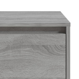 Berkfield Bedside Cabinet Grey Sonoma 45X34X44.5 Cm Engineered Wood - thumbnail 8