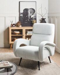 Beliani Armchair Svalov Corduroy Mint Green - thumbnail 2