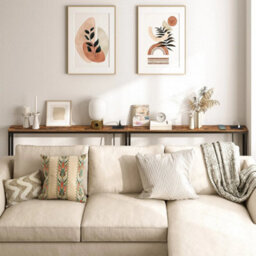 Console Table With Charging Station Hallway Table Sofa Table Display Table 180 X 15 X 80 Cm - thumbnail 2