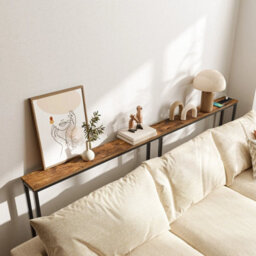 Console Table With Charging Station Hallway Table Sofa Table Display Table 180 X 15 X 80 Cm - thumbnail 4