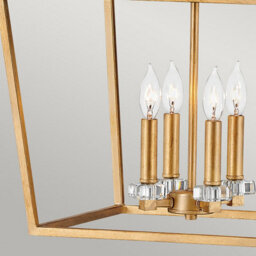 Luminosa Lighting Luminosa Hinkley Stinson Lanterns Pendant Ceiling Light Distressed Brass - thumbnail 5