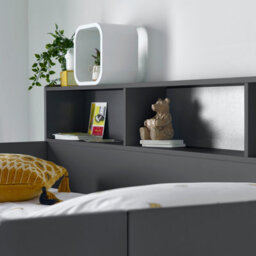 Olly Onyx Grey Storage Bunk Bed Without Drawer - thumbnail 4