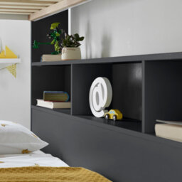 Olly Onyx Grey Storage Bunk Bed Without Drawer - thumbnail 5