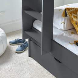 Olly Onyx Grey Storage Bunk Bed Without Drawer - thumbnail 6