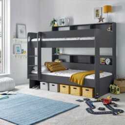 Olly Onyx Grey Storage Bunk Bed Without Drawer - thumbnail 3