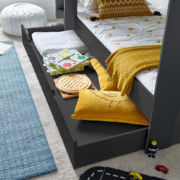 Olly Onyx Grey Storage Bunk Bed Without Drawer - thumbnail 8