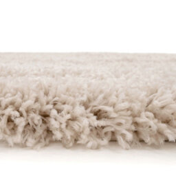 Loomed Ecru Cream Thick Soft Shaggy Area Rug 120X170Cm - thumbnail 2