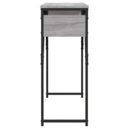 Berkfield Console Table With Shelf Grey Sonoma 105X30X75Cm Engineered Wood - thumbnail 5