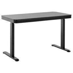 Beliani Electric Adjustable Standing Desk Kenly Black 120 Cm 60 Cm With Usb Port - thumbnail 6