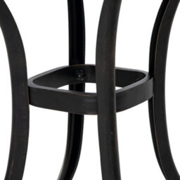 Outsunny Cast Aluminium Bistro Table With Umbrella Hole, Bronze Tone - thumbnail 9
