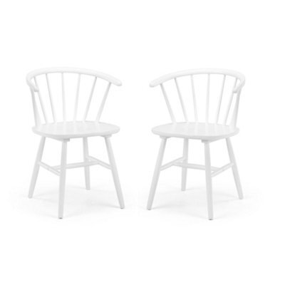 Oakham Bellano Premium White Dining Chairs - Set Of 2 - image 1