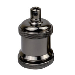 Antique Brass E27 Batten Lamp Holder Edison Screw Socket For Vintage Filament Bulbs, Ideal For Ceiling, Wall Diy Pendant Lights - thumbnail 1