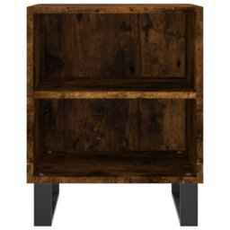 Berkfield Bedside Cabinets 2 Pcs Smoked Oak 40X30X50 Cm Engineered Wood - thumbnail 5