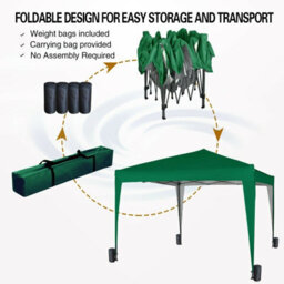Mcc Direct Gazebo 3X3 Pop Up Green - thumbnail 2