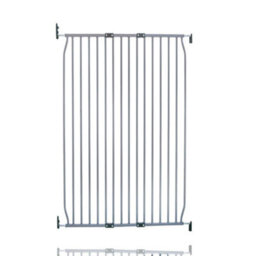 Safetots Extra Tall Eco Screw Fit Baby Gate, Grey, 90Cm - 100Cm, Extra Tall Gate 100Cm In Height, Stair Gate For Baby - thumbnail 1