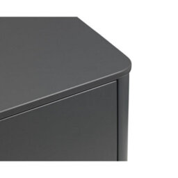 Oakham Premium Nova 6 Drawer Wide Chest - Storm Grey & Black - thumbnail 7