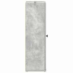 Berkfield Durable Bathroom Cabinet With Roll Holder Concrete Grey 20.5X22X72 Cm - thumbnail 6