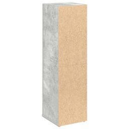 Berkfield Durable Bathroom Cabinet With Roll Holder Concrete Grey 20.5X22X72 Cm - thumbnail 7