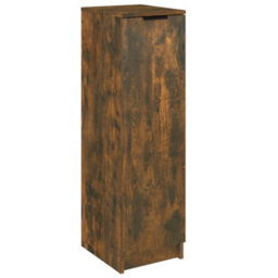 Walplus Shoe Cabinet Smoked Oak 30X35X100 Cm Engineered Wood - thumbnail 2