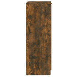 Walplus Shoe Cabinet Smoked Oak 30X35X100 Cm Engineered Wood - thumbnail 7