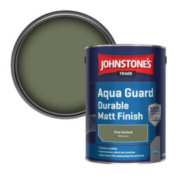 Johnstone's Trade Wood & Metal Aqua Guard Durable Matt Paint Pine Garland (Ppg1126-6) 5L - thumbnail 1