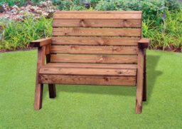 Charles Taylor Trading Little Fellas Traditional Bench, Wooden Garden Children's Furniture - W93 X D60 X H77 - Fully Assembled - thumbnail 2