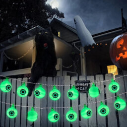 5M Halloween Eyeball String Lights 30 Led - thumbnail 3