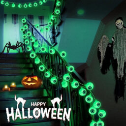 5M Halloween Eyeball String Lights 30 Led - thumbnail 4