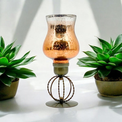 Minster 10 Inch Candle Holder - L14 X W14 X H31 Cm - Gold - image 1