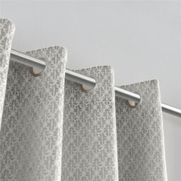 Luxury Living Temple Velvet Ring Top Curtains Silver - thumbnail 5