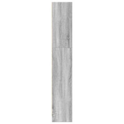 Berkfield Bookcase Grey Sonoma 80X24X143 Cm Engineered Wood - thumbnail 5