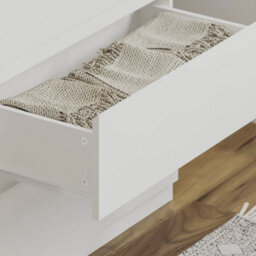 Lassic Vida Designs 4 Drawer Chest Compact Storage Solution For Bedroom (H)960mm (W)700mm (D)400mm, White - thumbnail 6