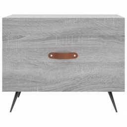 Berkfield Coffee Table Grey Sonoma 50X50X40 Cm Engineered Wood - thumbnail 5