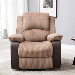 More4Homes Postana Dual Motor Electric Rise Recliner Jumbo Cord Fabric Armchair Electric Lift Riser Chair (Brown) - thumbnail 8