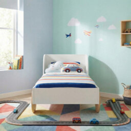 Nöa & Nani Noa & Nani Toddler Car Bed In White & Natural Pine Jonas - thumbnail 2