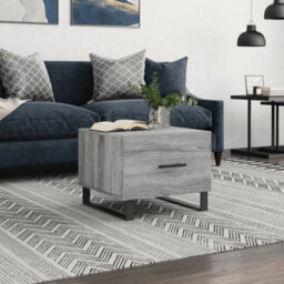 Vidaxl Coffee Table Grey Sonoma 50X50X40 Cm Engineered Wood - thumbnail 1