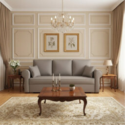 Olimpia 3 Seater Fabric Sofa Bed With Storage Modern Design Multiple Colours Light Grey - thumbnail 2