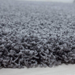 Abaseen 120X170 Cm Dark Grey Shaggy Rug - Soft Touch Thick Pile Modern Rugs - Washable Area Rugs For Home And Office - thumbnail 2