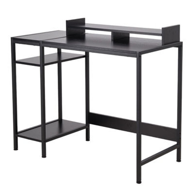 Thehotsale Black Office Desk Office Table With Monitor Stand - image 1