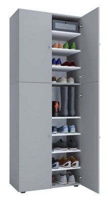 Vcm Xxl Wood Large Shoe Cabinet Lona 9 - image 1