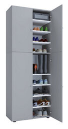 Vcm Xxl Wood Large Shoe Cabinet Lona 9 - thumbnail 1