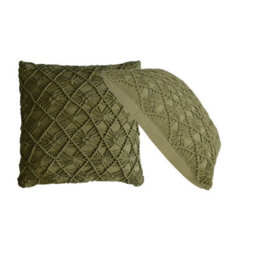 Artisan Furniture Solid Wood Green Maura Cushion - Set Of 2 - thumbnail 6