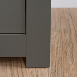 Birlea Highgate 4 Drawer Chest Dark Grey - thumbnail 4