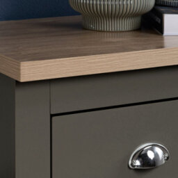 Birlea Highgate 4 Drawer Chest Dark Grey - thumbnail 2