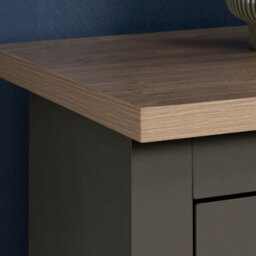 Birlea Highgate 4 Drawer Chest Dark Grey - thumbnail 3