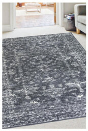 The Rugs Maestro Collection Vintage Design Rug In Charcoal  3118 Gb25 - thumbnail 2