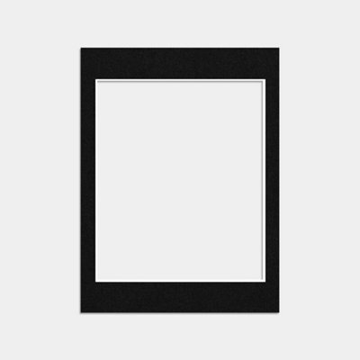 Ak Frames 16X12 Black Picture Mounts To Fit 12X10 Aperture Size - Mount Board Only (No Frame Included) - image 1