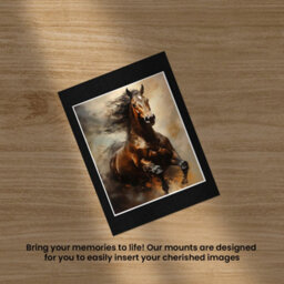 Ak Frames 16X12 Black Picture Mounts To Fit 12X10 Aperture Size - Mount Board Only (No Frame Included) - thumbnail 5