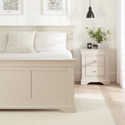 The Furniture Market Wilmslow Dove Grey Painted 4Ft 6In Double Size Panel Bed - thumbnail 4